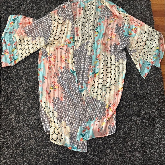 Floral Patchwork Kimono - Picture 1 of 3